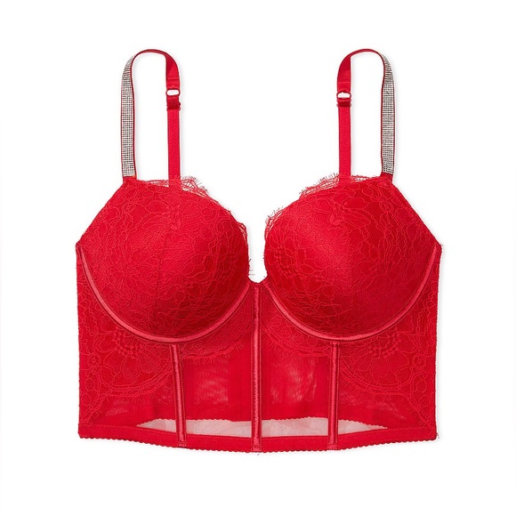 NWT Victoria’s Secret corset top in RED 32D - Picture 9 of 9